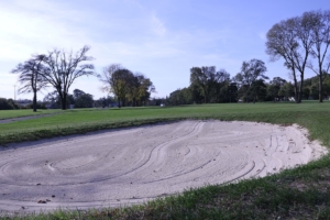 Sandy area of the golf course at the Donald Ross Golf Club