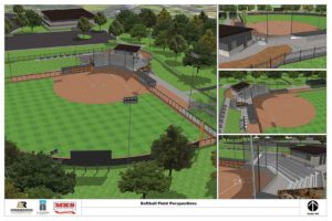 Softball Diamond Rendering