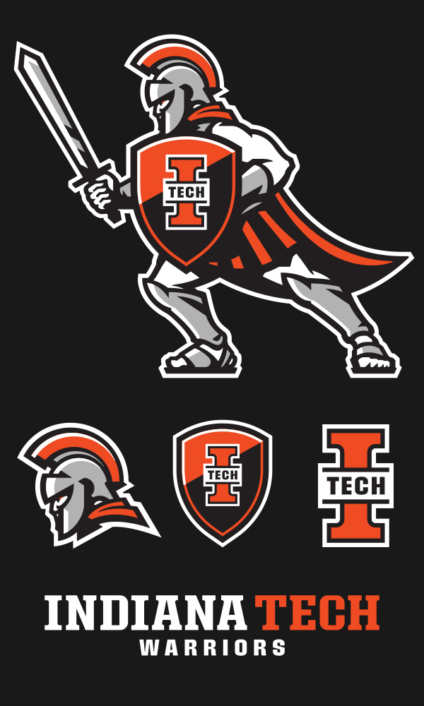 new Indiana Tech Athletic Logo Set