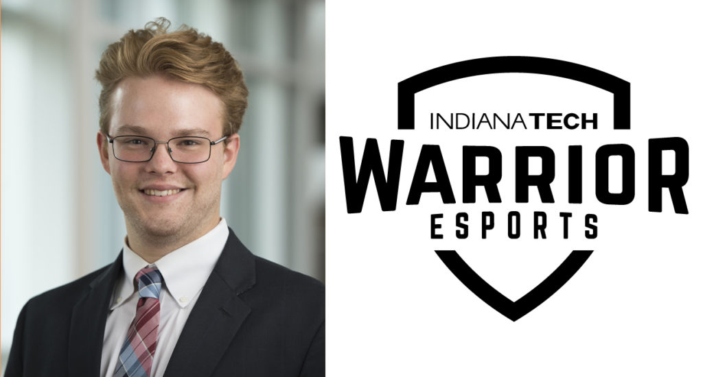 This is a photo of Geoffrey Wright, Indiana Tech's eSports coach.